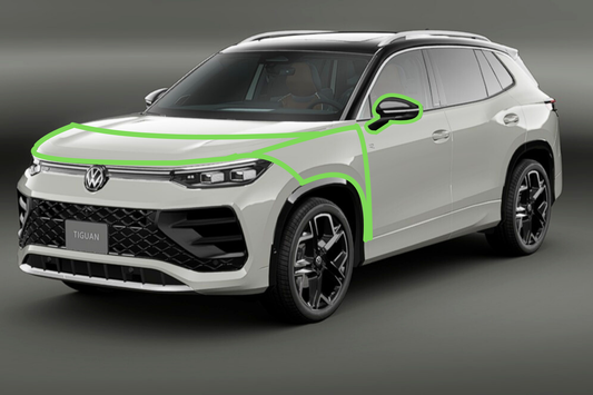 Hood bikini cut, Fender and Mirror Kit