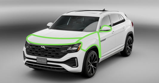 Hood bikini cut, Fender and Mirror Kit